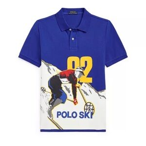Polo Ralph Lauren Boys Ski Mesh Polo Shirt